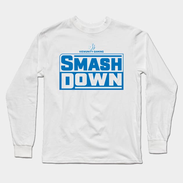 Smash Down: Blue Long Sleeve T-Shirt by ViewUnity Gaming